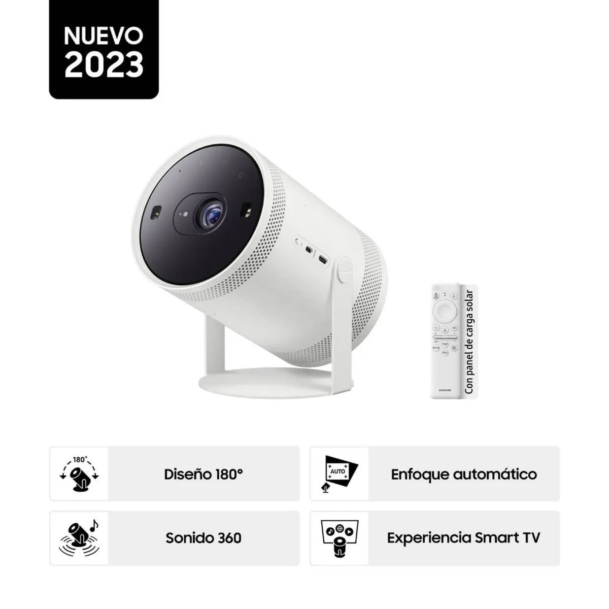 SAMSUNG - PROYECTOR SAMSUNG THE FREESTYLE 2DA GEN FULL HD F-SPLFF3CLA-06