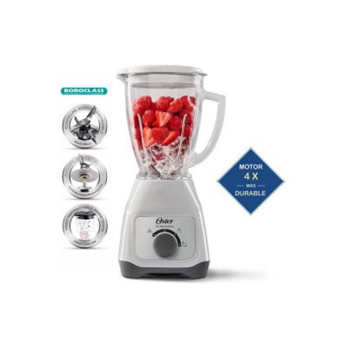 OSTER - Combo Oster Licuadora BLSTKAGWRD y Hervidor BVSTKT4177W