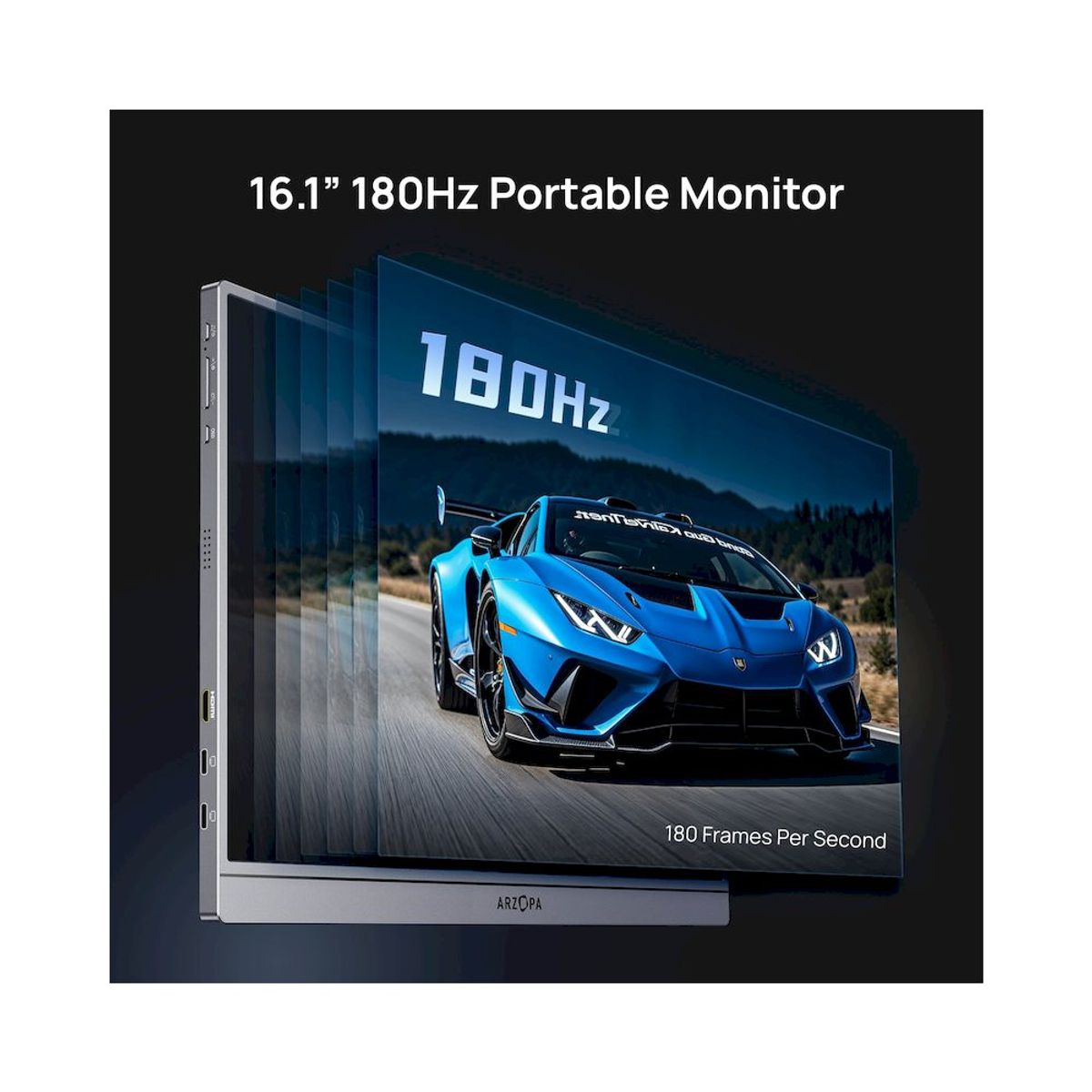 GENERICO - MONITOR PORTÁTIL ARZOPA Z3FC 161 25K 180HZ IPS USB C HDMI DEX