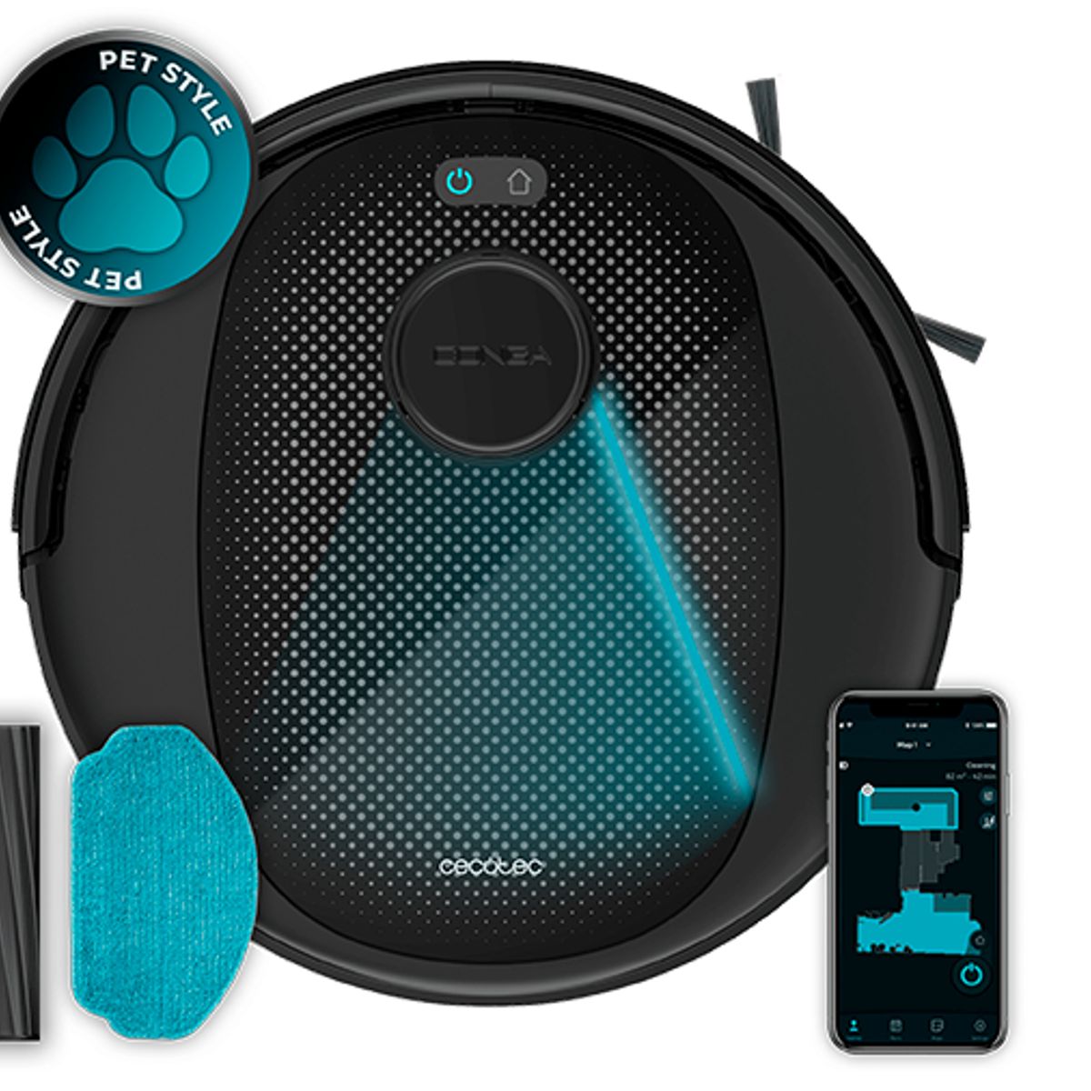 CECOTEC - Aspiradora Robot Conga 7690 Immortal Max M – A90_EU01_107139