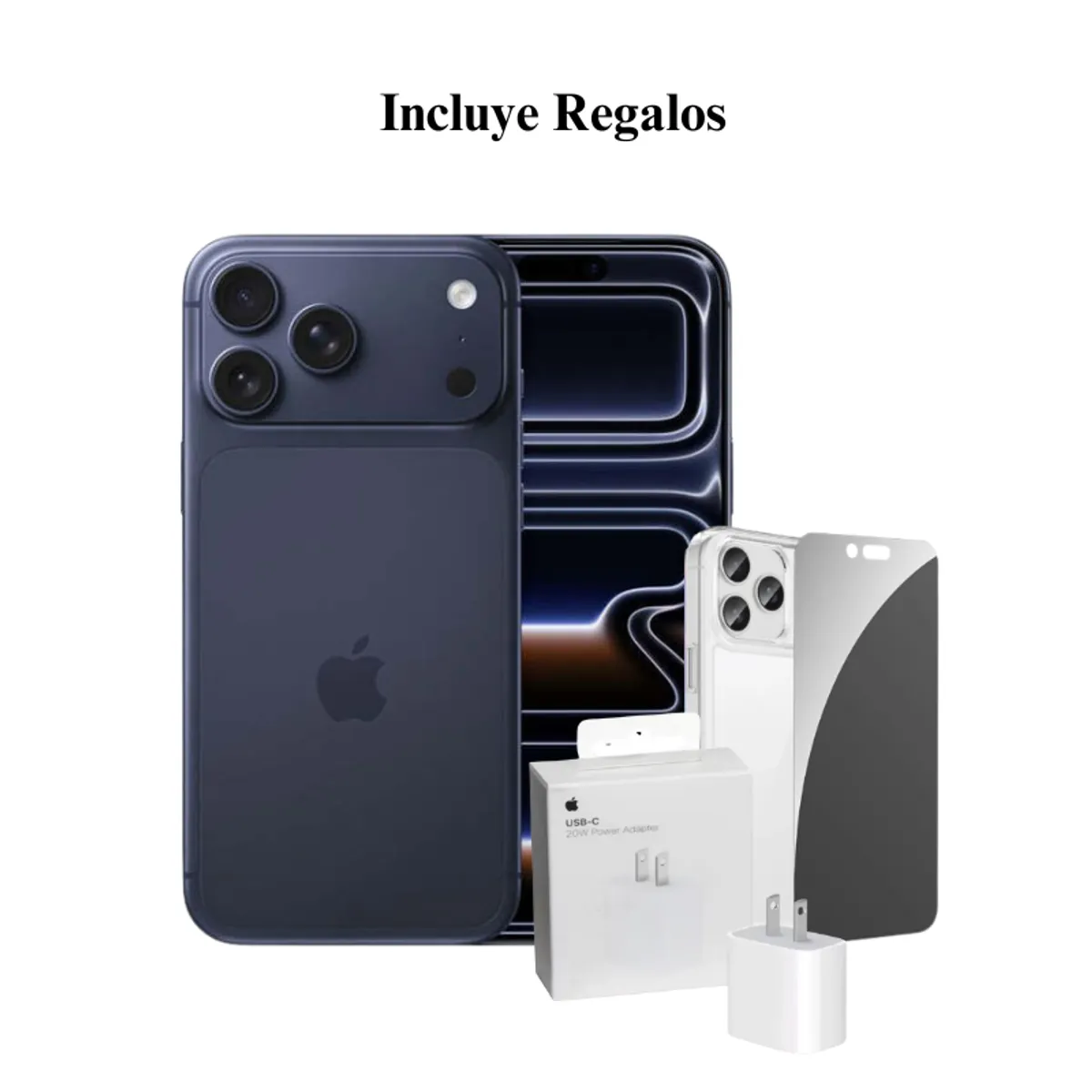 APPLE - Apple iPhone 17 Pro Apple Intelligence 512GB (eSIM) - Deep Blue + Combo de Regalo