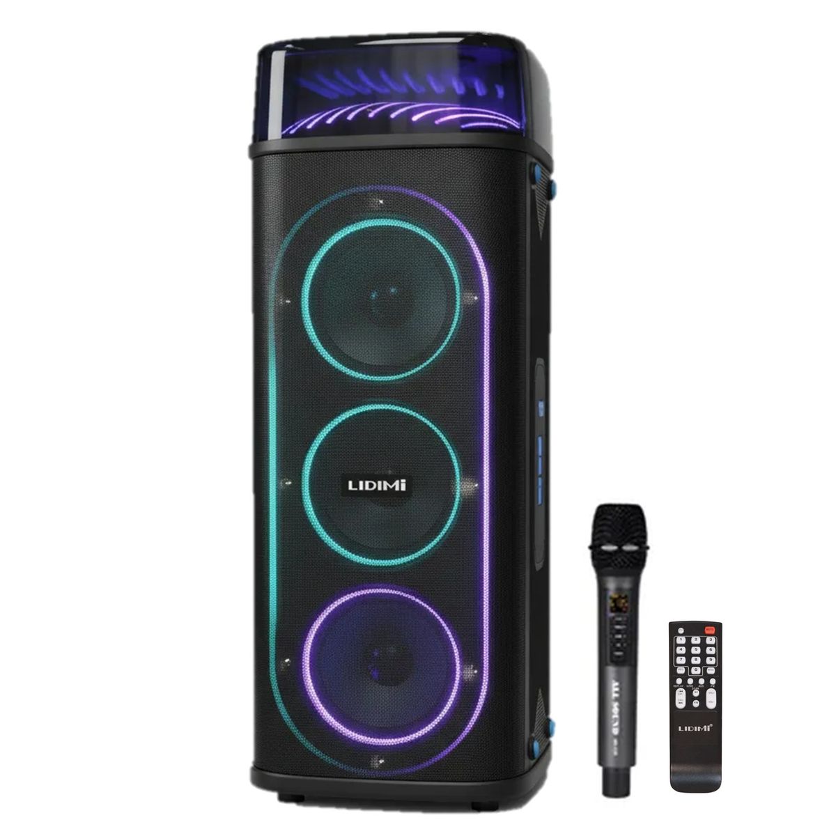 LIDIMI - Torre De Sonido Lidimi Ld-s954ac 120w Rms + micrófono Karaoke