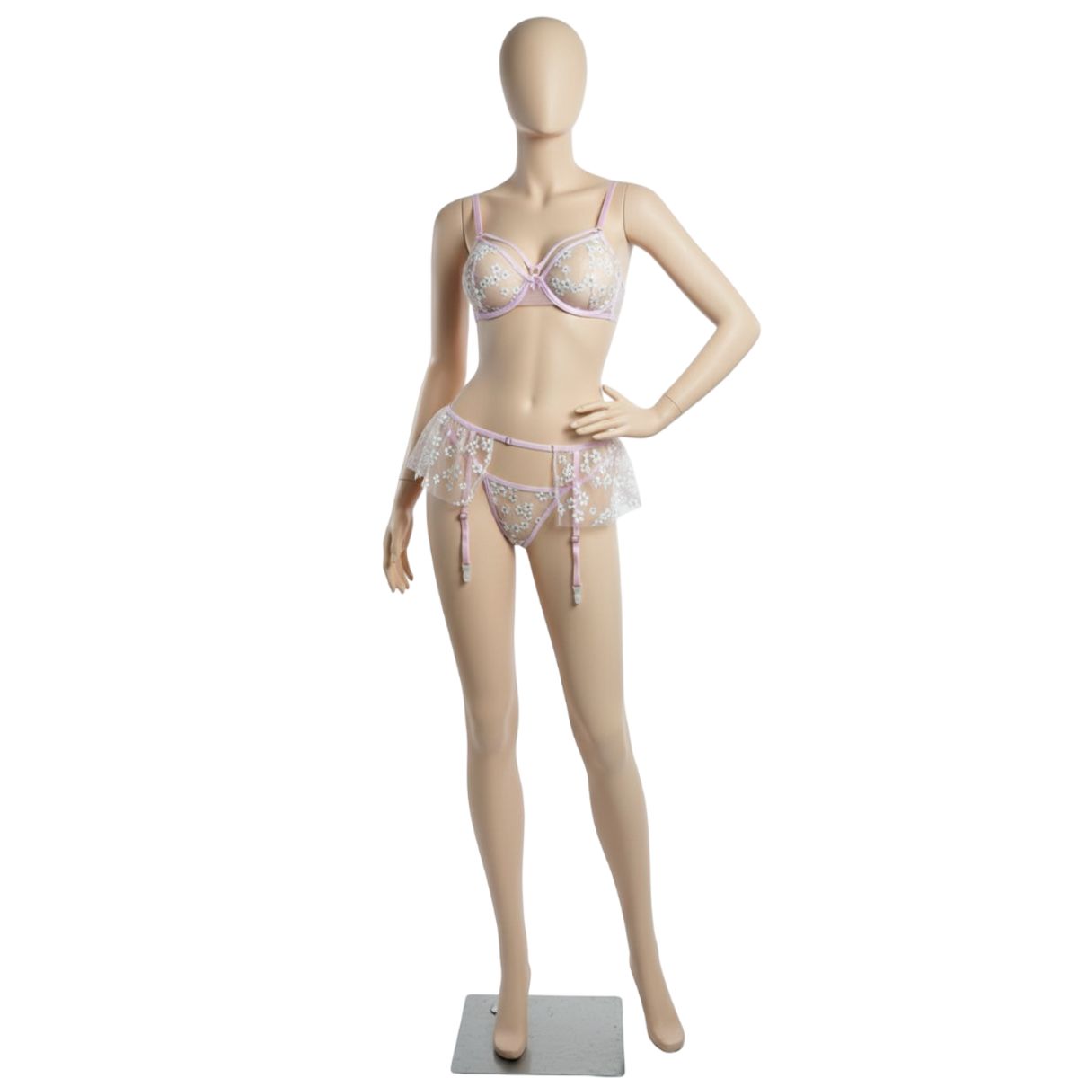 GENERICO - LENCERIA SEXY FEMENINA DAISY BLOOM ROSA PASTEL