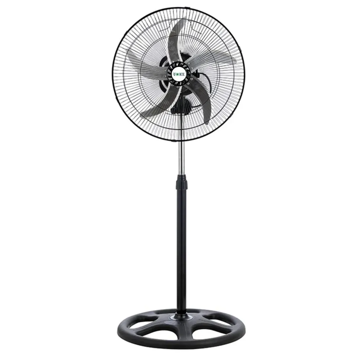 GENERICO - Ventilador T-ICE 75 Watts 5 Aspas 3 en 1 Pedestal, Mesa y Pared