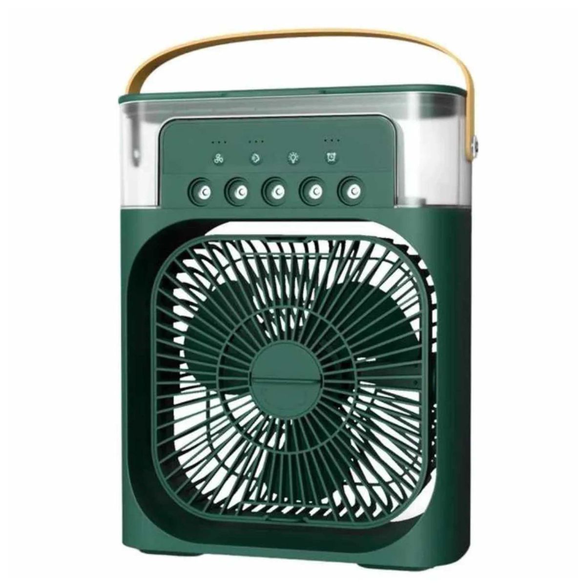 SEISA - Ventilador Humificador 2 en 1 Enfriador de Aire Portatil con Luces LED