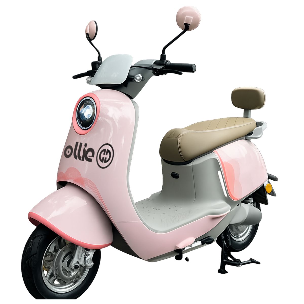 OLLIE - Moto Eléctrica Ollie 48v -20ah Rosa con Batería Extraíble