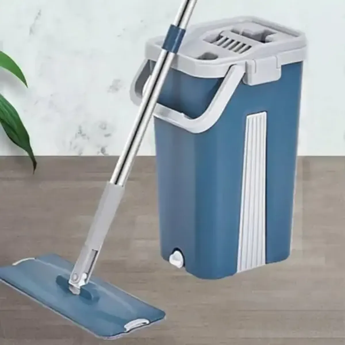 Balde con trapeador 360° 2 mopas limpieza multiusos, marca GENERICO - Foto Principal