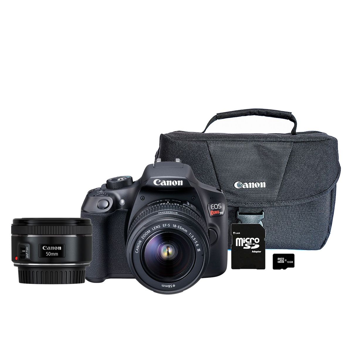 CANON - EOS Combo 44: Cámara + Lente + SD 16GB + Maletín