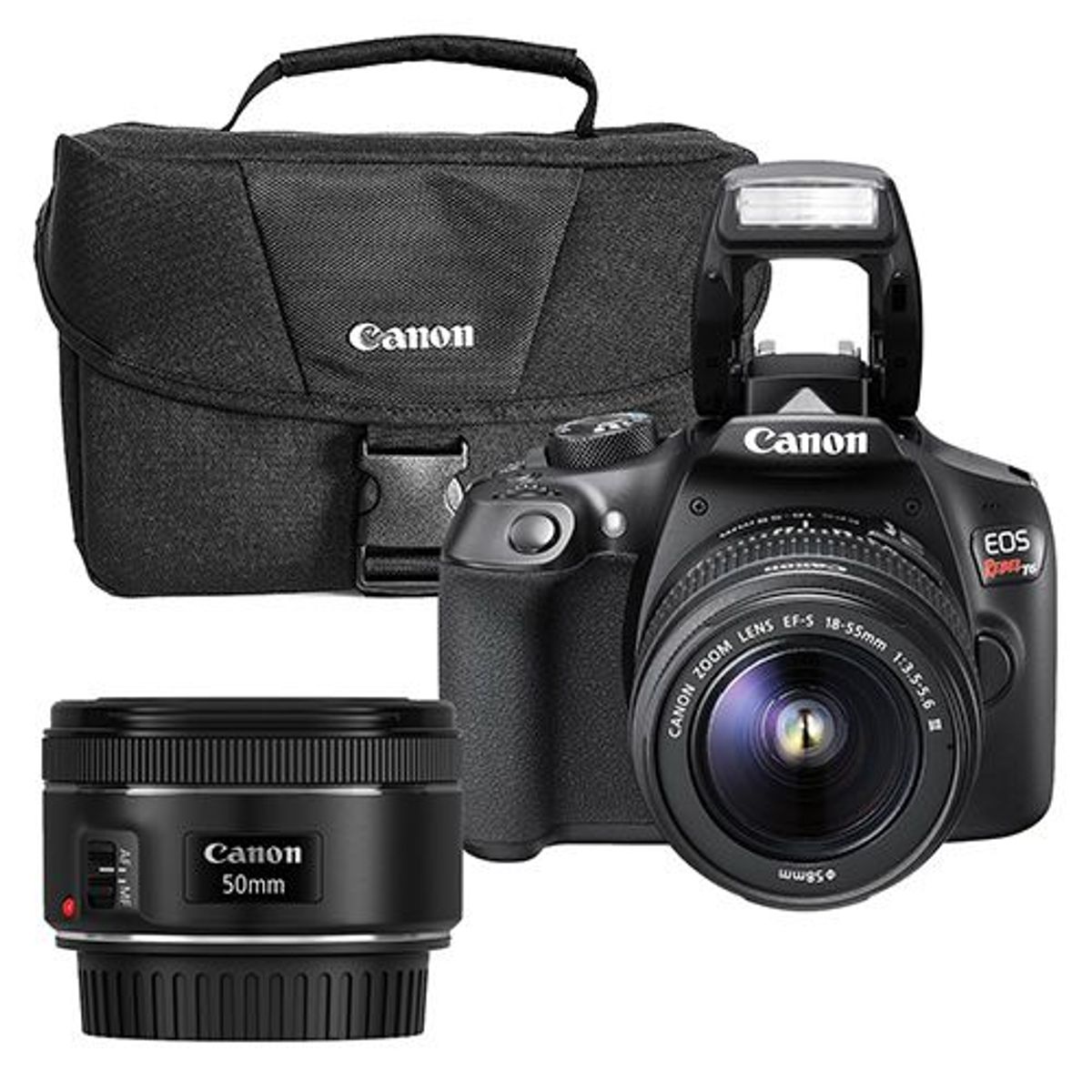 CANON - EOS Combo 44: Cámara + Lente + SD 16GB + Maletín