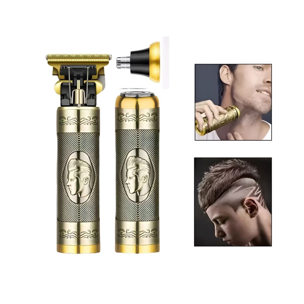 OEM - Maquina Afeitar Trimmer 3 En 1 Barba Y Nariz