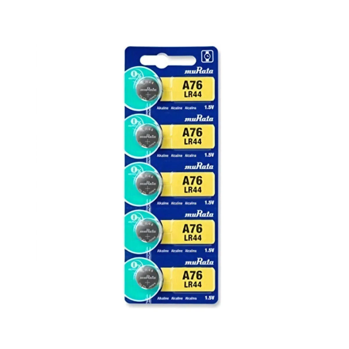 PREMIUM - Pilas Alcalinas Murata LR44 A76 X 5 Unidades 1.5V