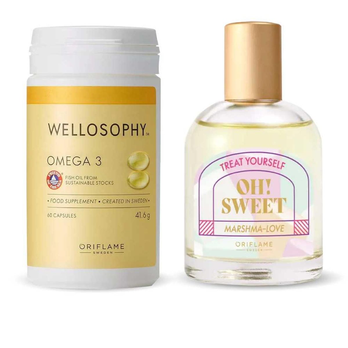 ORIFLAME - Fragancia Oh! Sweet Marshma y Omega 3