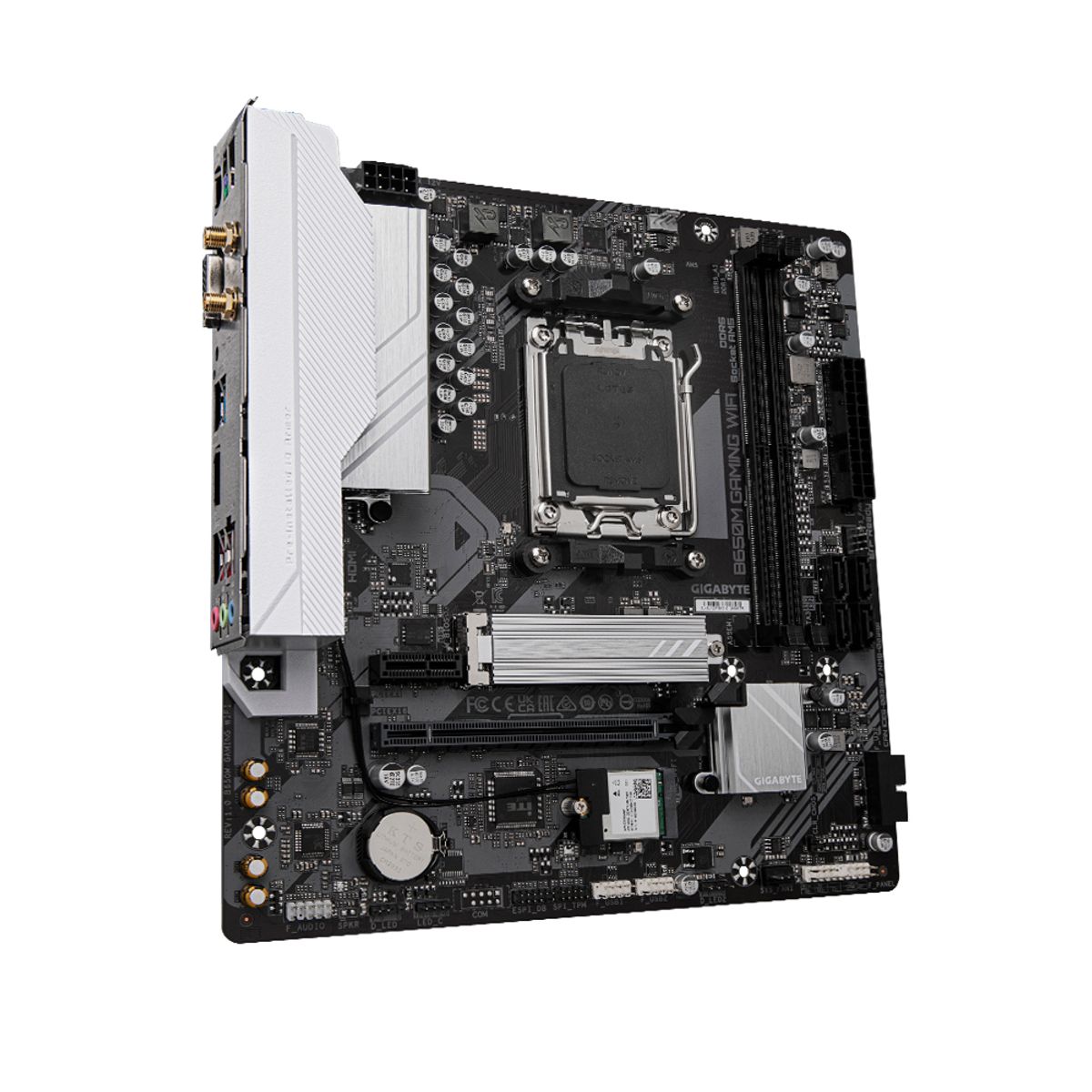 GIGABYTE - Placa Base Gigabyte B650M Gaming Wifi, Matx, Chipset Amd B650, Socket Am5, Ideal Para Game