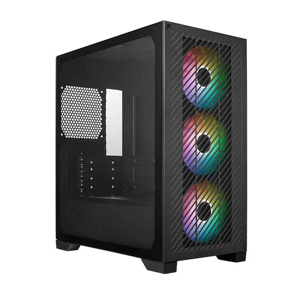 COOLER MASTER - Case Mini Tower Cooler Master Elite 301 Argb 3 Fan Conectividad Rgb