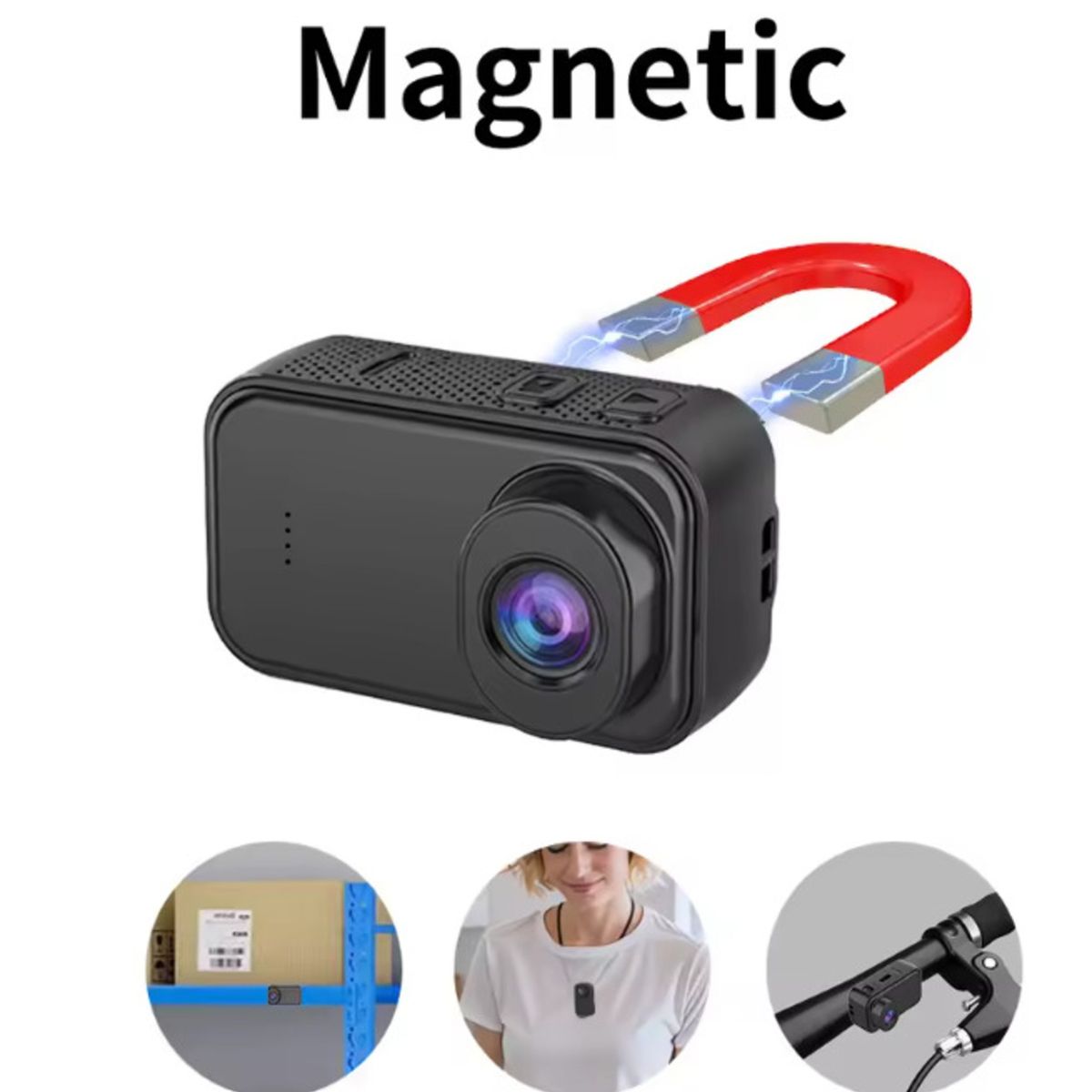 GENERICO - Cámara Deportiva Portátil con Pantalla IPS 147”  Cámara Corporal