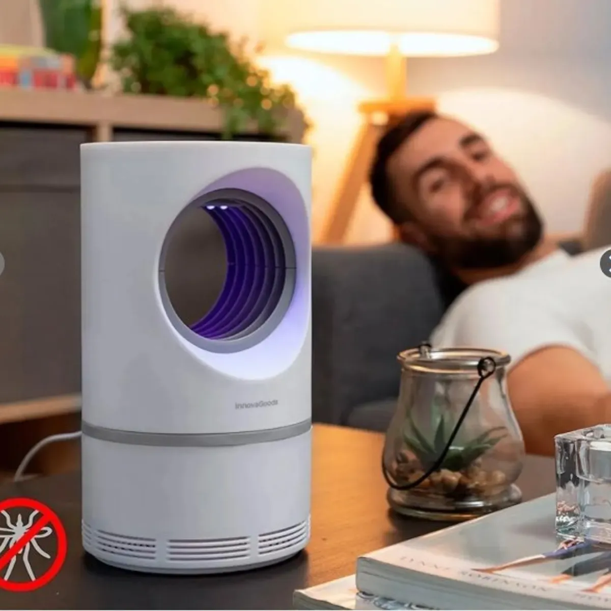 GENERICO - LÁMPARA  ZANCUDOS MOSQUITOS INSECTOS SIN QUÍMICOS