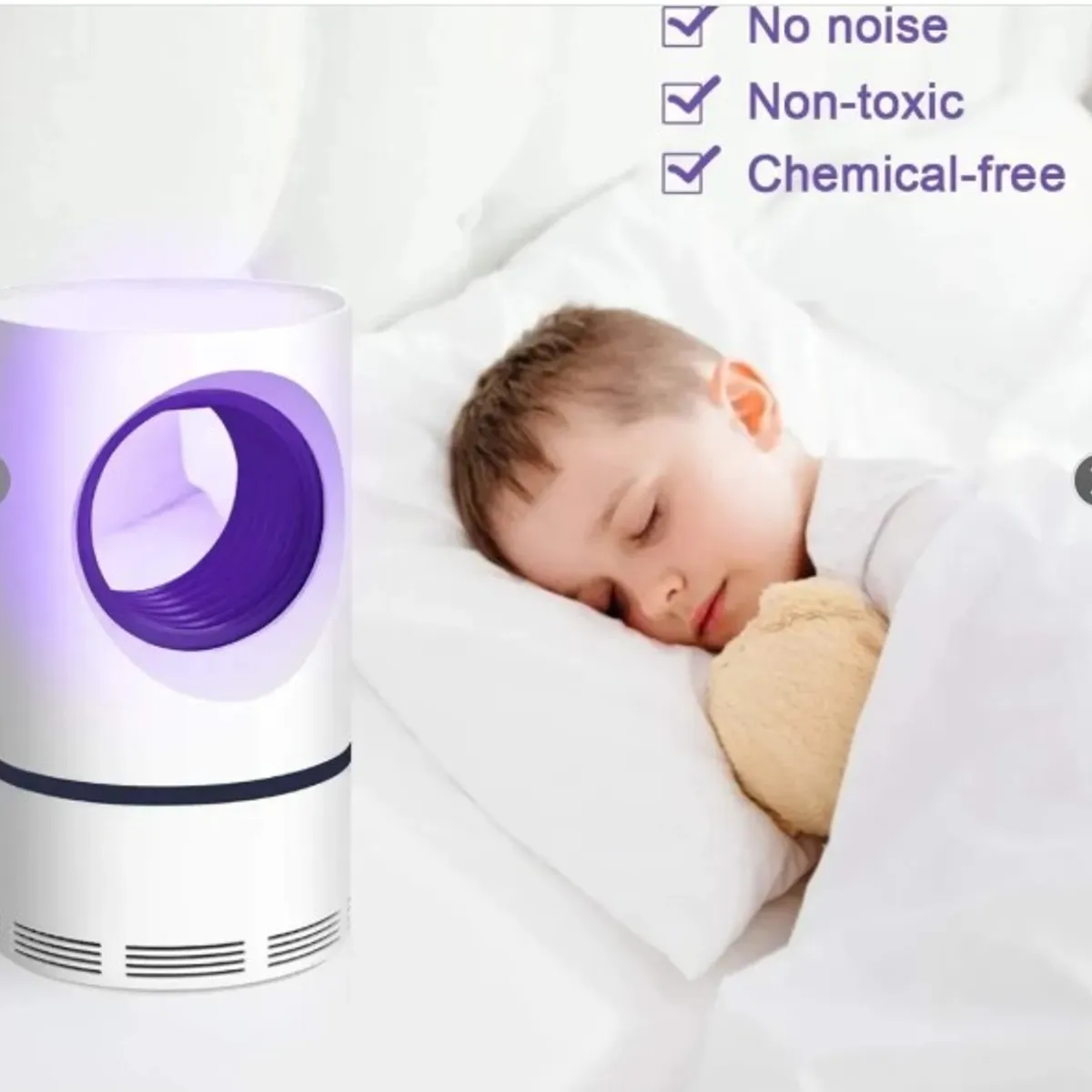 GENERICO - LÁMPARA  ZANCUDOS MOSQUITOS INSECTOS SIN QUÍMICOS