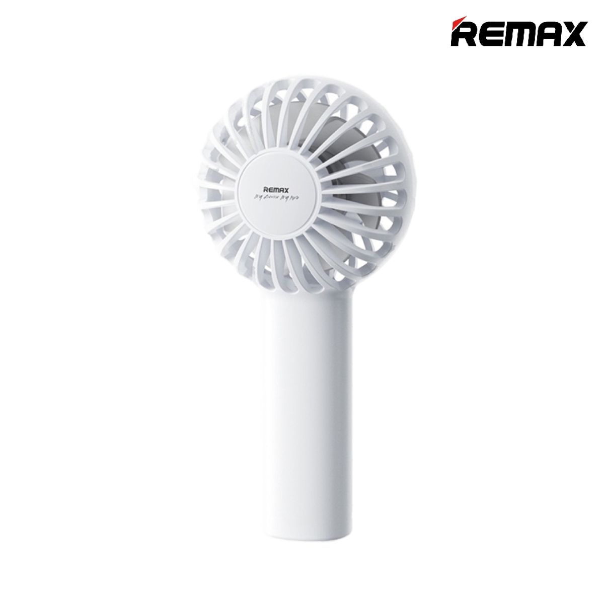 REMAX - Ventilador Portátil De Mano Remax F31 Recargable Hasta 8 h de Uso Diseño Compacto Blanco