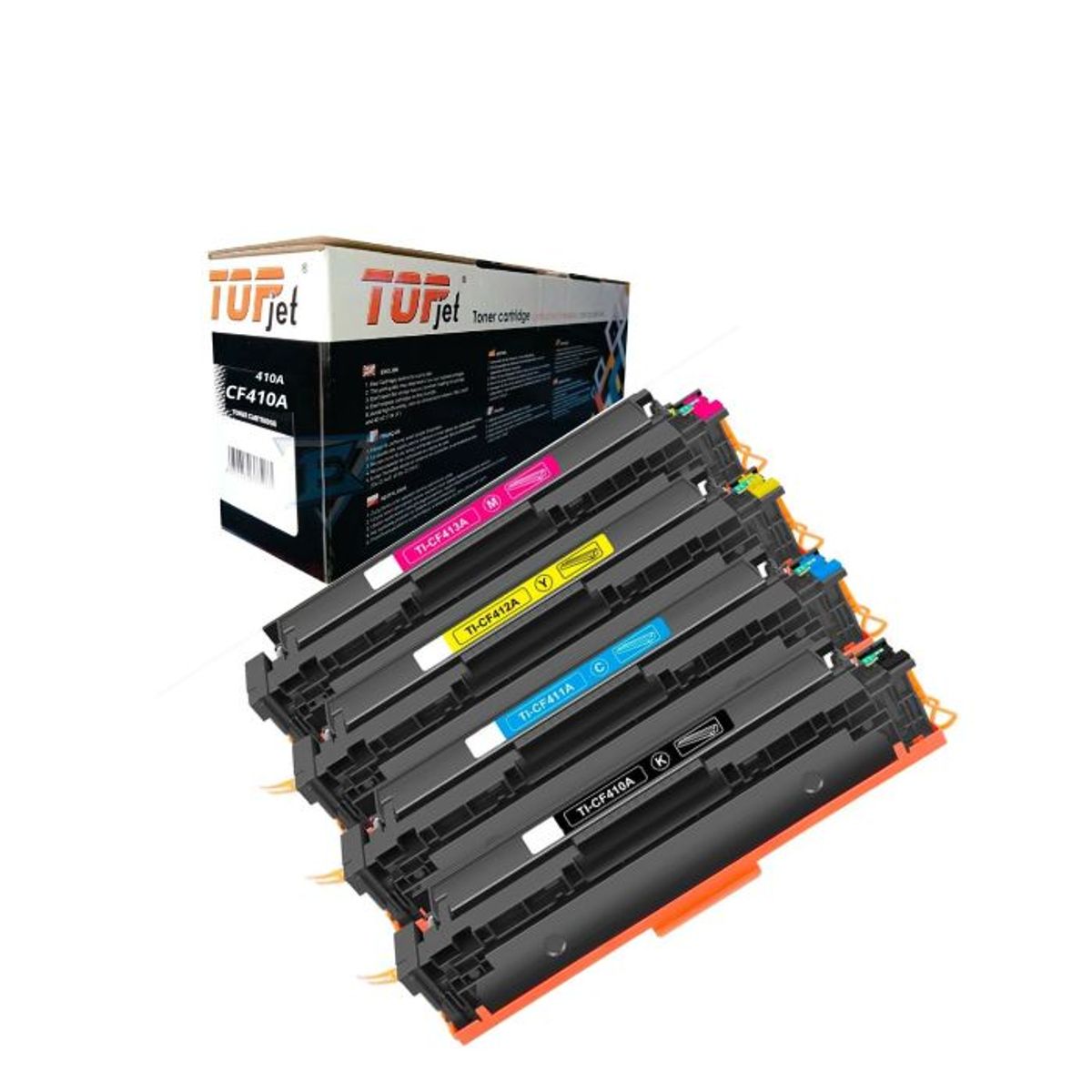 GENERICO - KIT TONER COMPATIBLE 410A DE 4 COLORES
