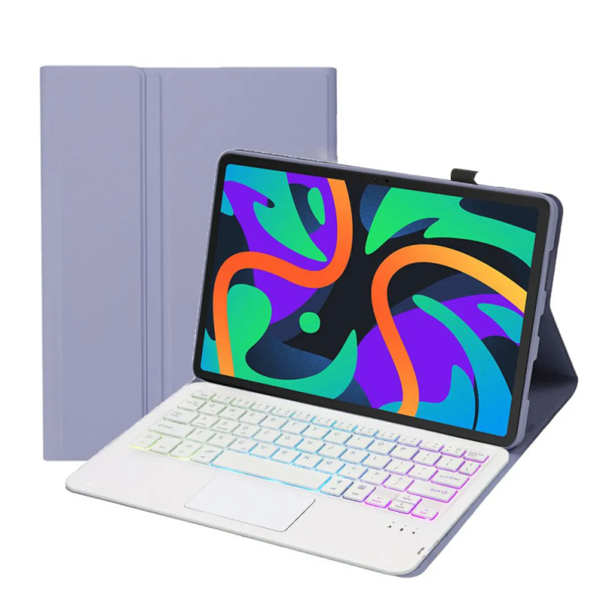 LENOVO - Lenovo Xiaoxin Pad 2024 8+128 Gris TB331FC+Morado Teclado iluminado