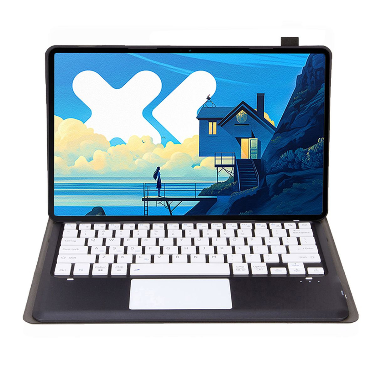 LENOVO - Tablet Xiaoxin Pad Pro 2025 8+256 127 WIFI-Verde con Teclado Negro