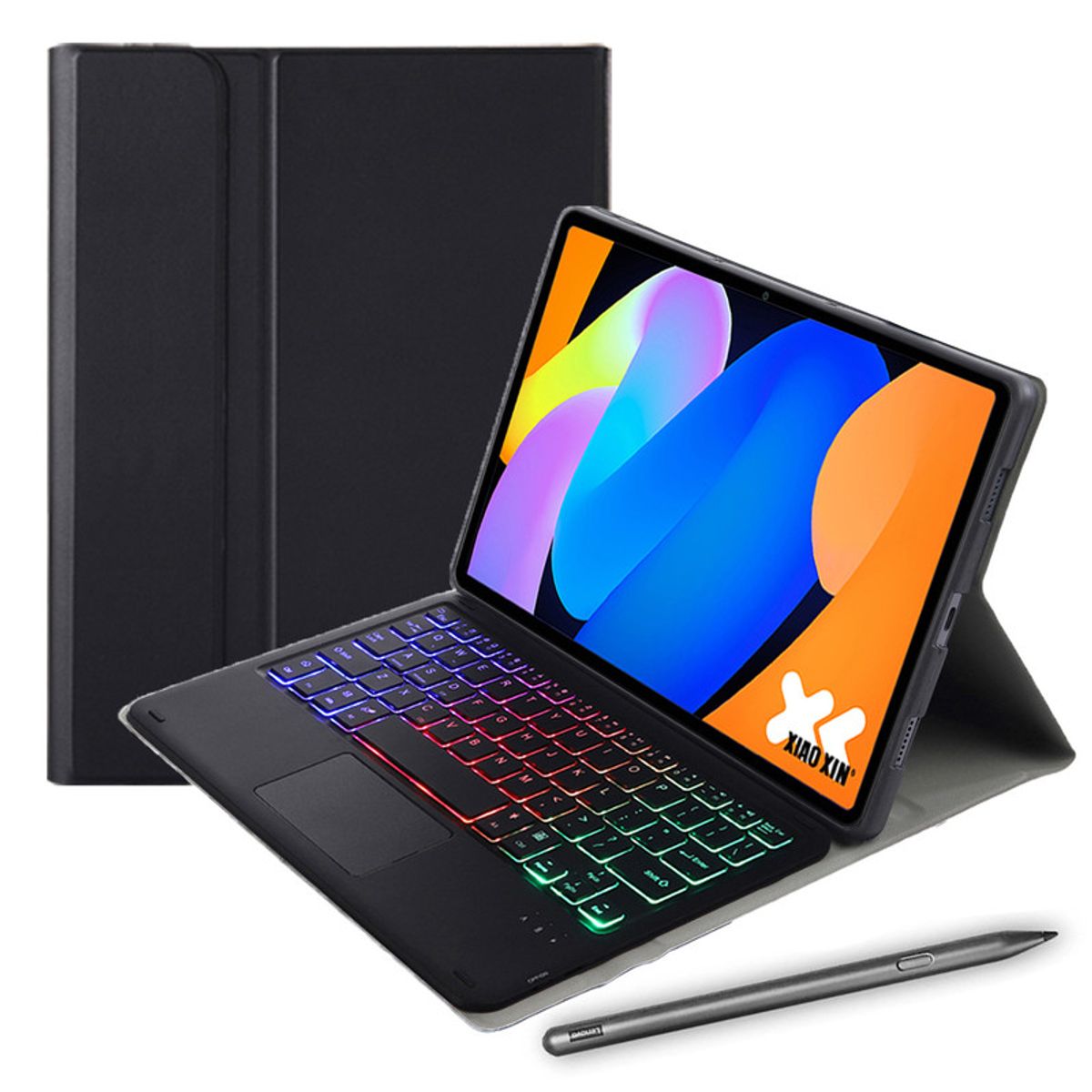 LENOVO - Tablet Lenovo Xiaoxin pad 11 2025 8+256GB 11 WIFI-Gris+Negro luminsos teclado+Lápiz táctil Lenovo