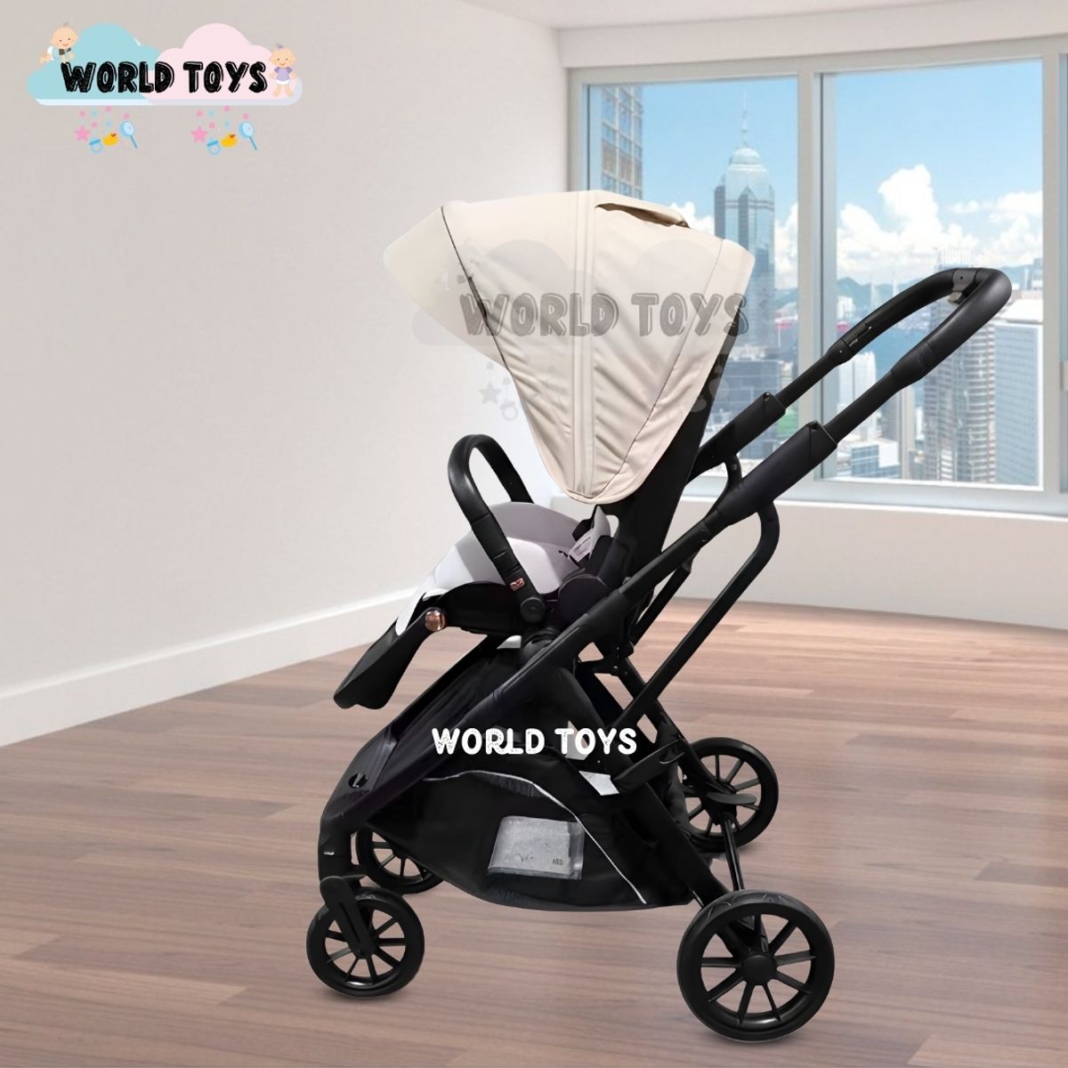 Baby - Coche Maleta «CHICAGO» Edición Limitada Beige