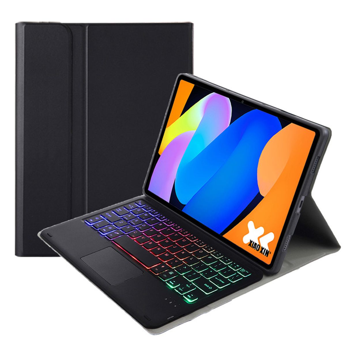 LENOVO - Tablet Lenovo Xiaoxin pad 11 2025 8+128GB 11 WIFI 25K - Azul con Negro luminsos teclado