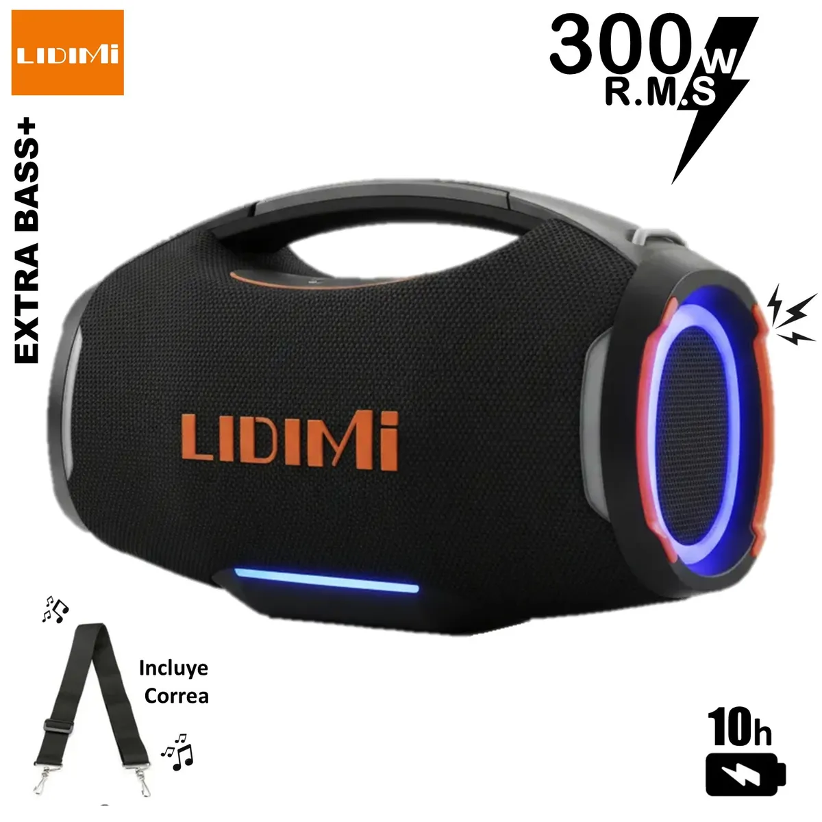 LIDIMI - Parlante Portátil Lidimi Ld-S667 300W Extra Xbass BT USB