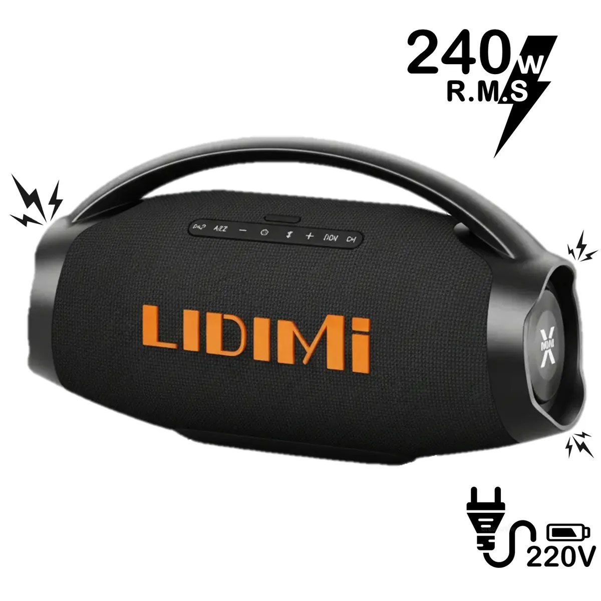 LIDIMI - Parlante Bluetooth Lidimi Super 240W D-S670 Usb 220V