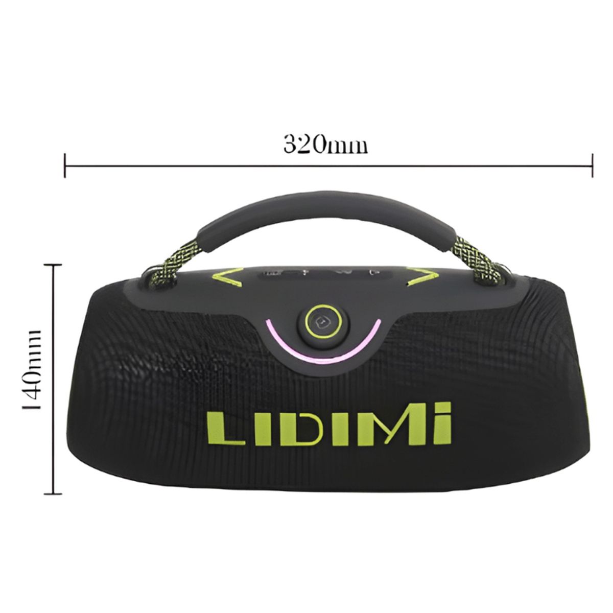 LIDIMI - Parlante Portátil Lidimi 350W LD-S865AC Extra Bass USB 220V