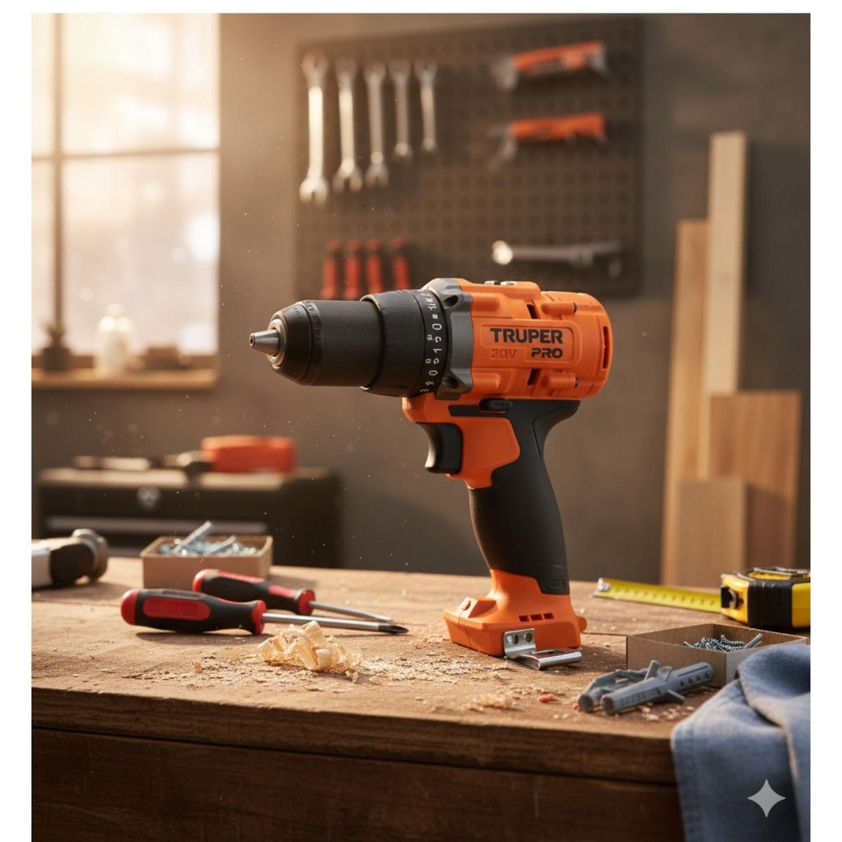 TRUPER - Taladro Atornillador 20V Solo cabezal Truper