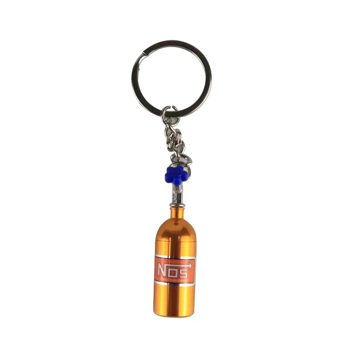 GENERICO - Mini Llavero Botella De Nitro Metálico Exclusivo Color Dorado 1Pcs