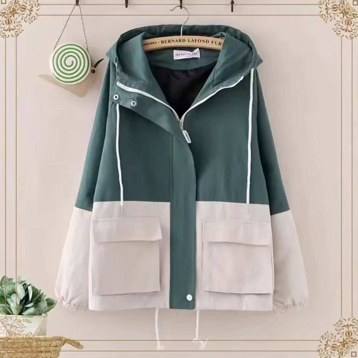 GENERICO - CASACA CORTA VIENTO MUJER