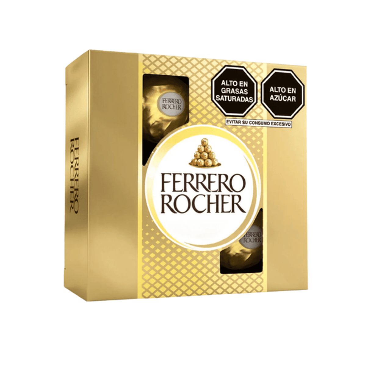 Ferrero Rocher Caja de 4 Unidades, marca VI REGALANDO AMOR - Foto Principal
