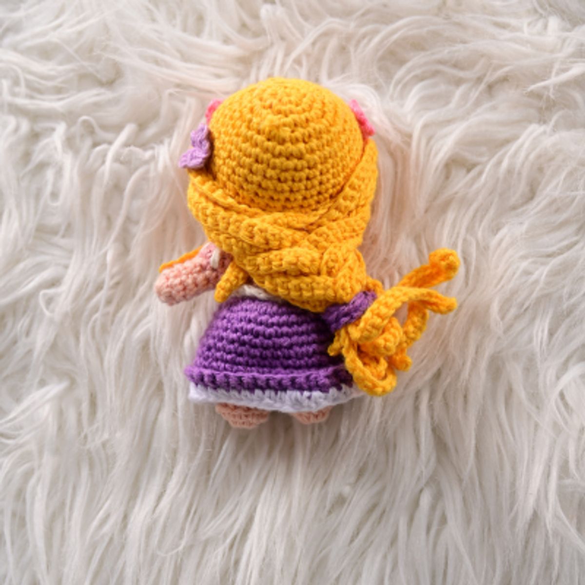 VI REGALANDO AMOR - Amigurumi Rapunzel  Tamaño Pequeño