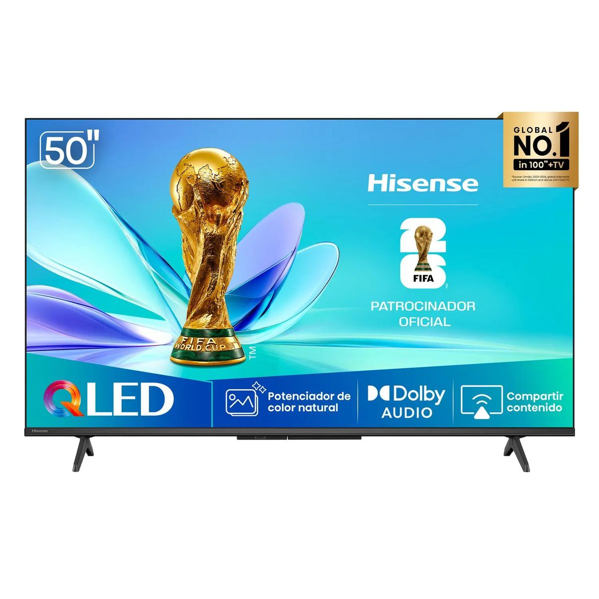 HISENSE - Televisor Hisense 50 Qled FHD 50Q4SV