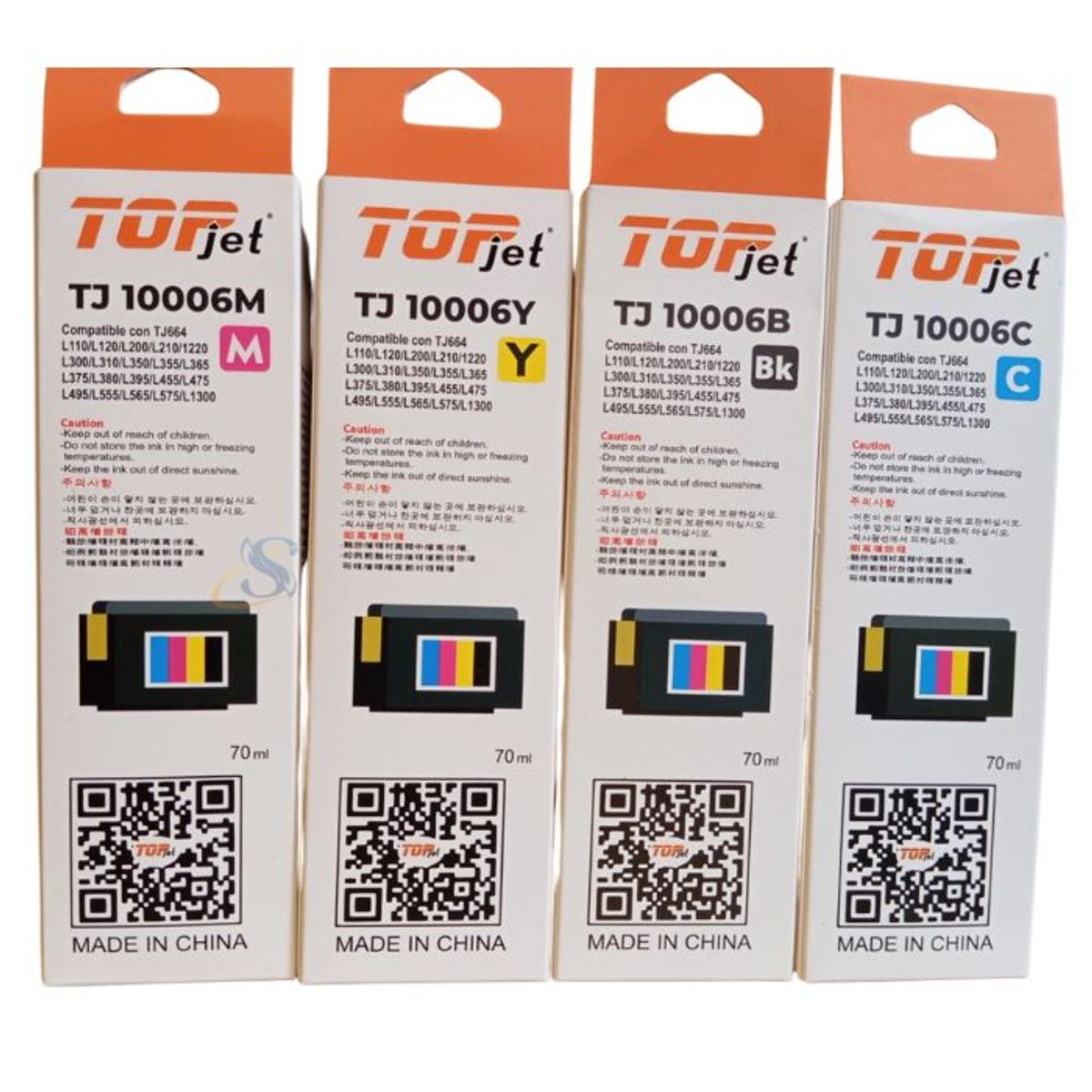 GENERICO - TINTA COMPATIBLE 664 EPSON T664 4 COLORES
