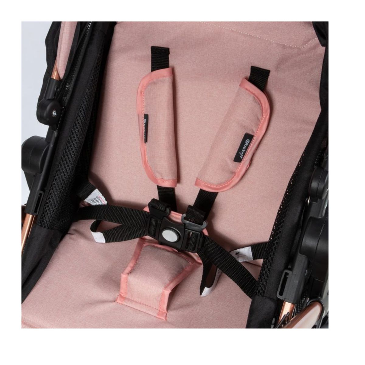 EBABY - Coche Cuna Moisés con sistema suspensión Sundance Rosado