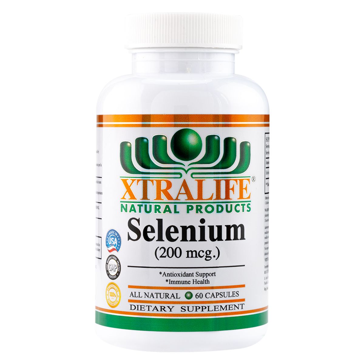 XTRALIFE NATURAL PRODUCTS - Selenio - 60 Cápsulas