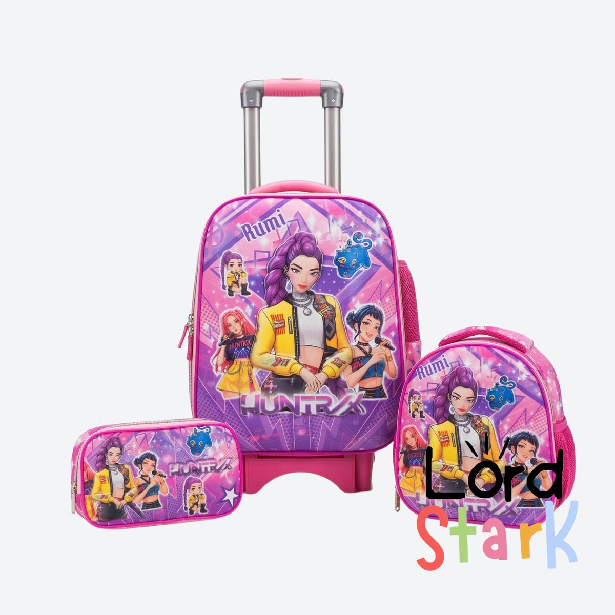 GENERICO - MOCHILA KPOP SET DE 3 PIEZAS