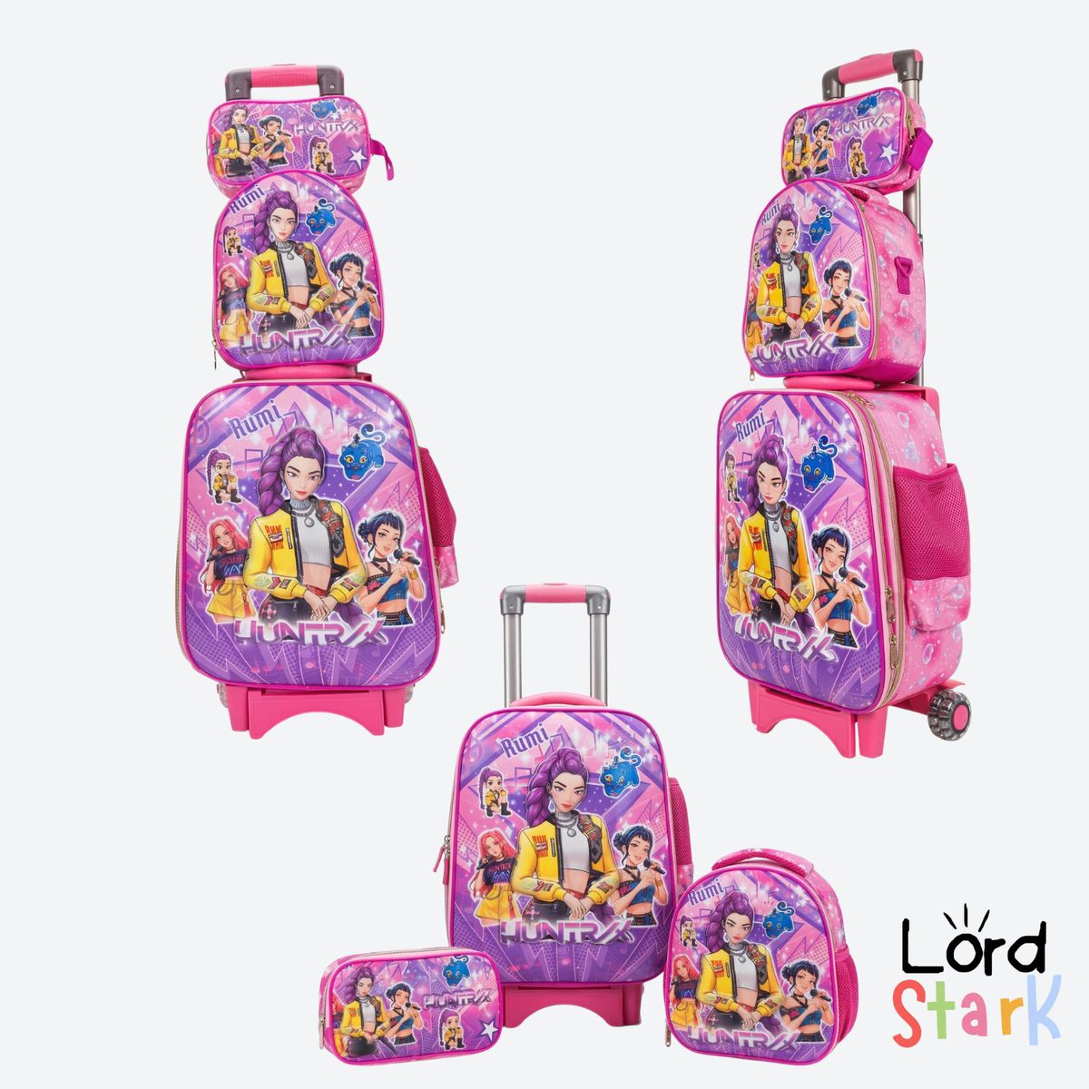 GENERICO - MOCHILA KPOP SET DE 3 PIEZAS