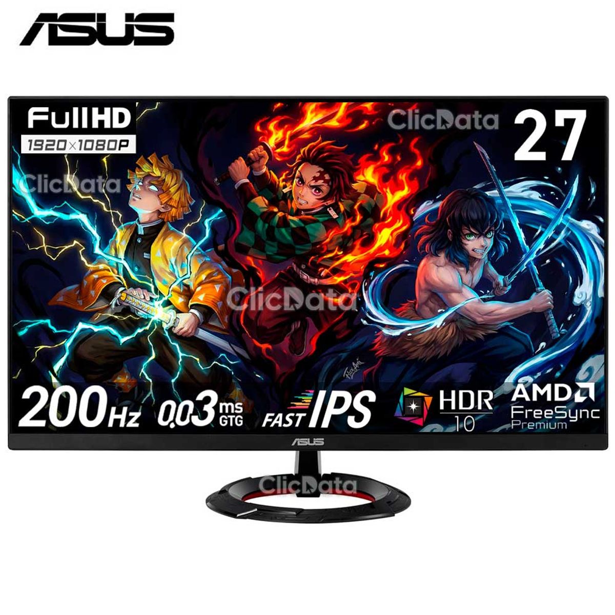 ASUS - MONITOR ASUS Tuf Gaming VG279Q5R 27 Fast IPS FHD 200Hz 03ms FreeSync.