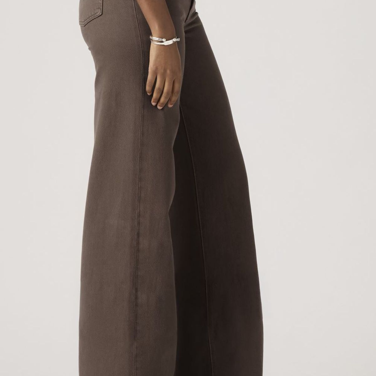 LEVIS - Jeans Mujer Ribcage Wide Leg Café Levis