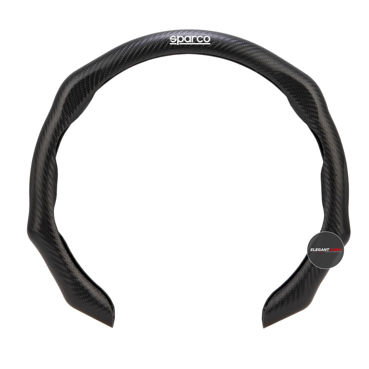 SPARCO - Protector De Volante Exclusivo SPARCO Fibra De Carbono Negro