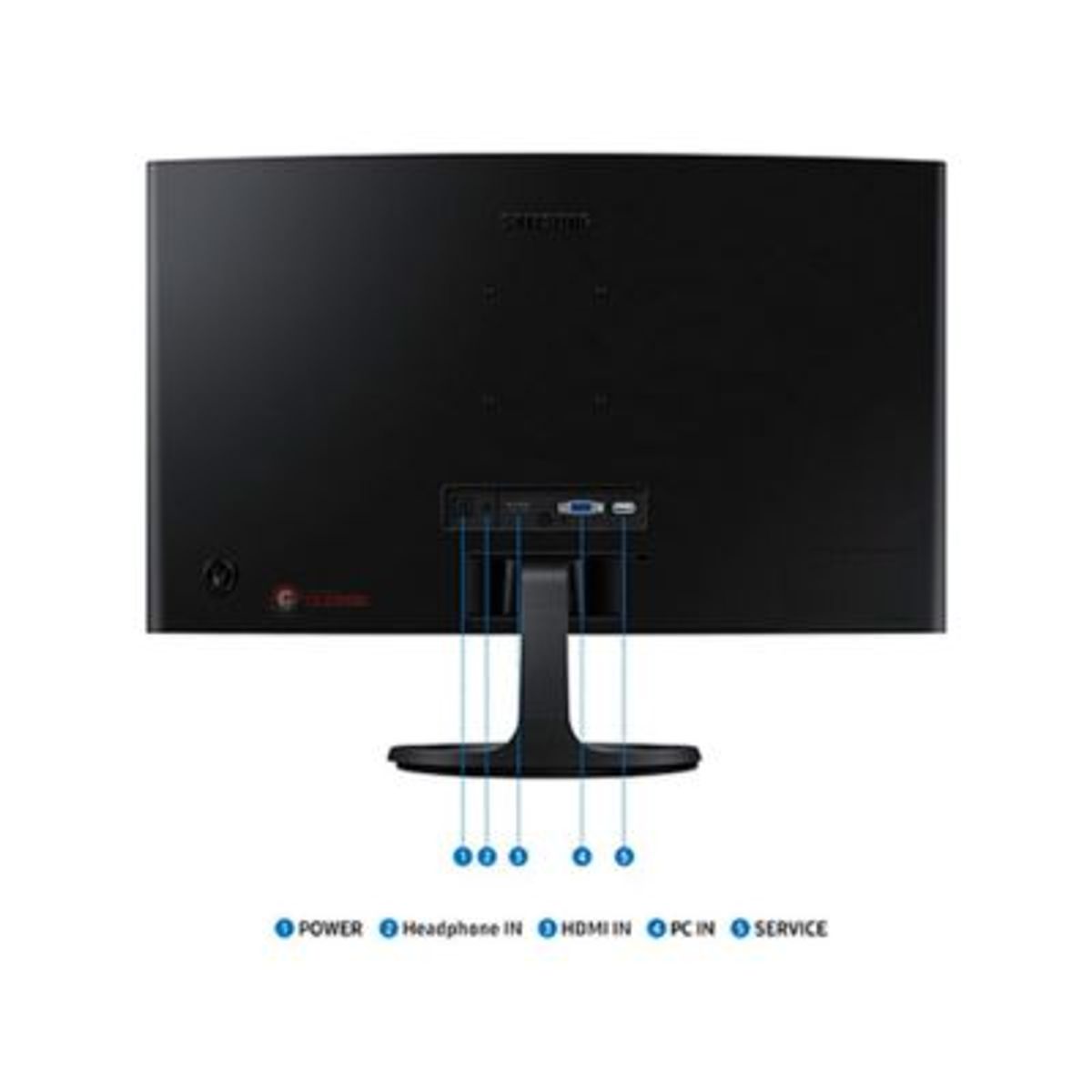 SAMSUNG - MONITOR SAMSUNG LS24D360GALXPE 24 Curvo 100HZ/4MS HDMI x1/ VGA x1
