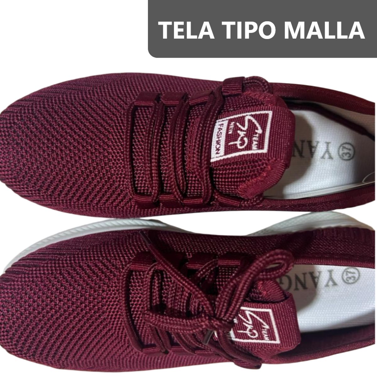 GENERICO - Zapatillas Deportivas para Mujer - Rojo vino