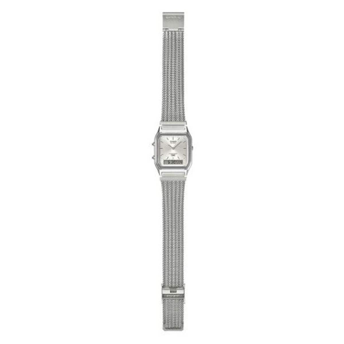 CASIO - AQ-230 - RELOJ CASIO UNISEX ACERO PLATEADO - CAS-217