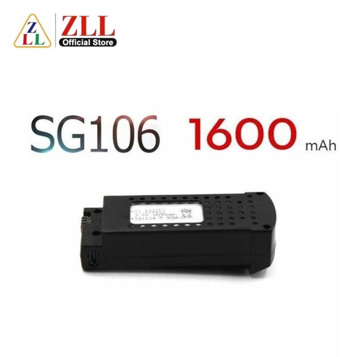 MN ELECTRONICS - Repuesto Batería Drone SG106 3,7 v 1600mah Lipo-ion