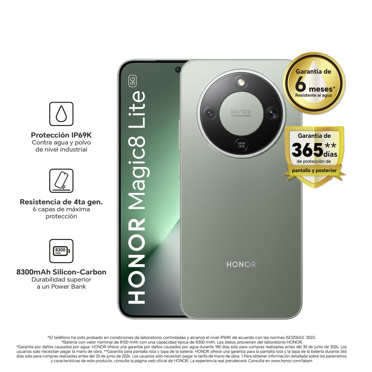 HONOR - HONOR Magic 8 Lite 8GB+512GB  - Forest Green